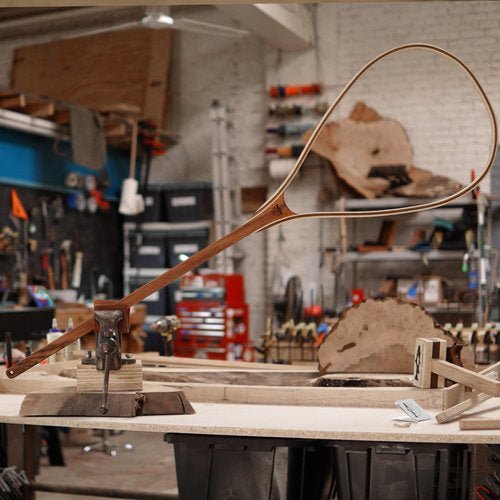 Big Dipper 24"x17" - Stonefly Engraved - Natural Fly Fishing Traditional Landing Net - Handcrafted & Made in USA - Hazy Fly Fishing