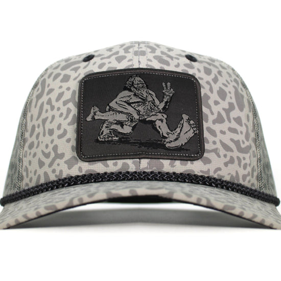 Bigfoot Bass Squatch Fishing 6-Panel Rope Cap - Hazy Fly Fishing