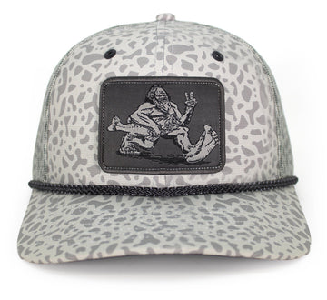 Bigfoot Bass Squatch Fishing 6-Panel Rope Cap - Hazy Fly Fishing