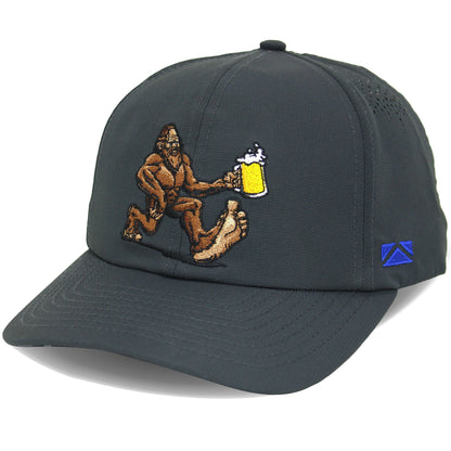 Bigfoot Beer Run Hat 6 - Panel Performance Cap - Hazy Fly Fishing