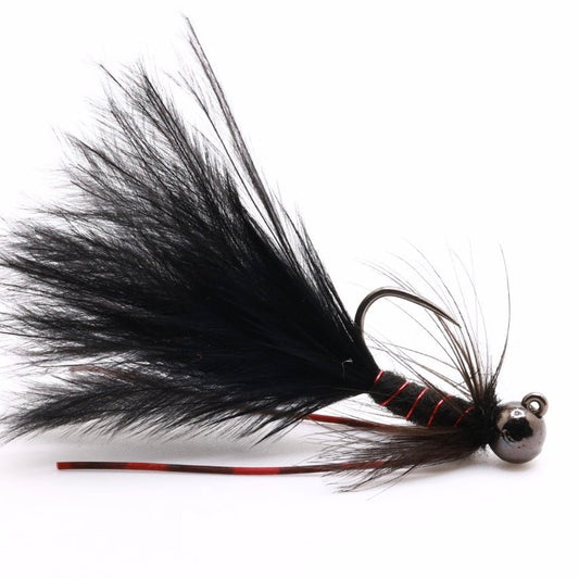 Black Jig Bugger - Hazy Fly Fishing