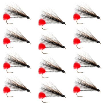 Black Nose Dace Classic Streamer Flies - Set of 12 - Hook Size 4 - Hazy Fly Fishing