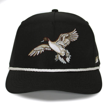 Black Pintail Performance Rope Cap - Hazy Fly Fishing
