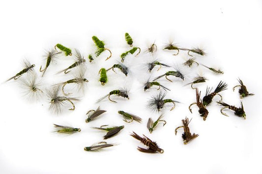 Blue Wing Olive Assortment - 36 Flies 6 - Hazy Fly Fishing