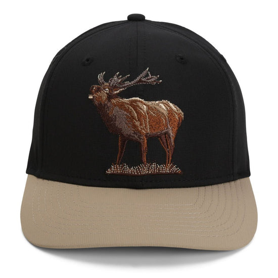 Bull Elk 6-Panel Riverside Cap ComfortSnap Snapback - Hazy Fly Fishing