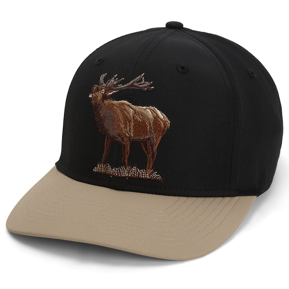Bull Elk 6-Panel Riverside Cap ComfortSnap Snapback - Hazy Fly Fishing
