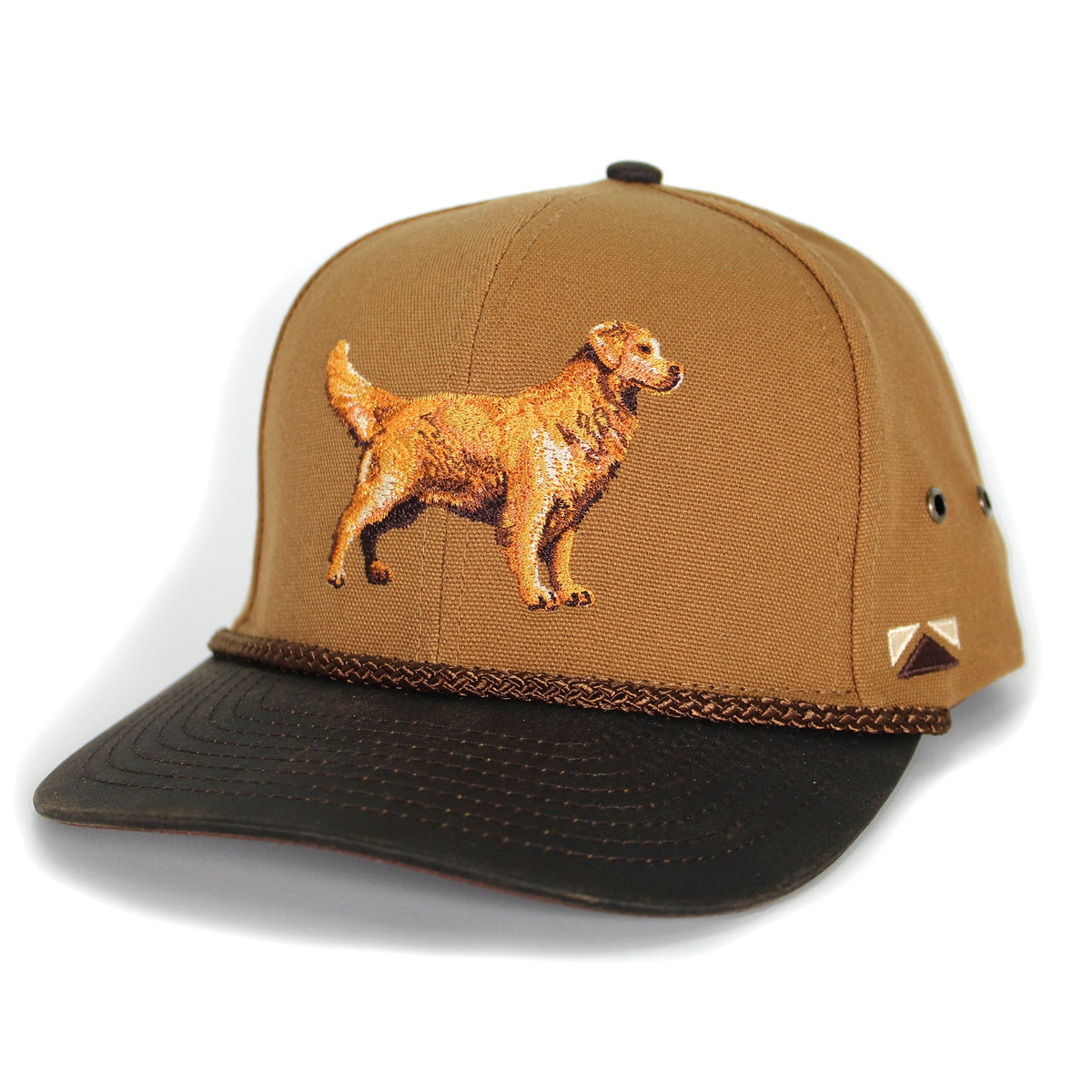 Canvas Golden Retriever Hat with Wax Cloth Visor - Hazy Fly Fishing