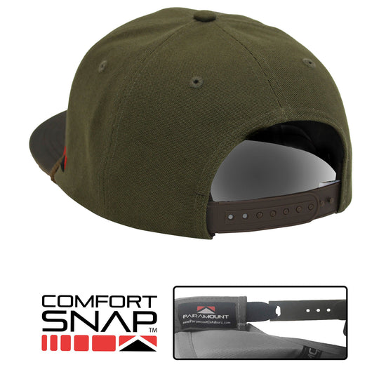 Canvas Mallard Drake Duck Hat with Wax Cloth Visor - Hazy Fly Fishing