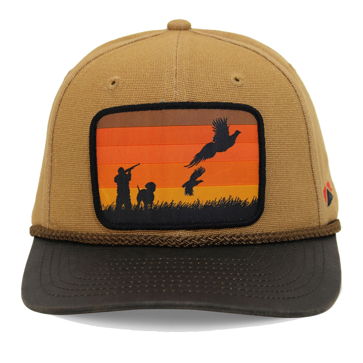 Canvas Upland Flush Patch Hat with Wax Cloth Visor - Hazy Fly Fishing