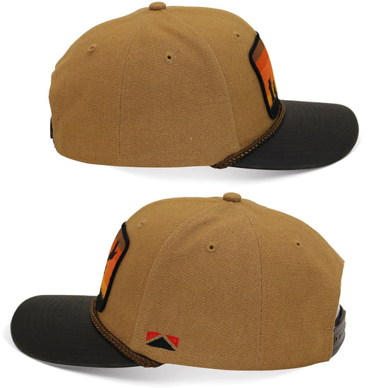 Canvas Upland Flush Patch Hat with Wax Cloth Visor - Hazy Fly Fishing