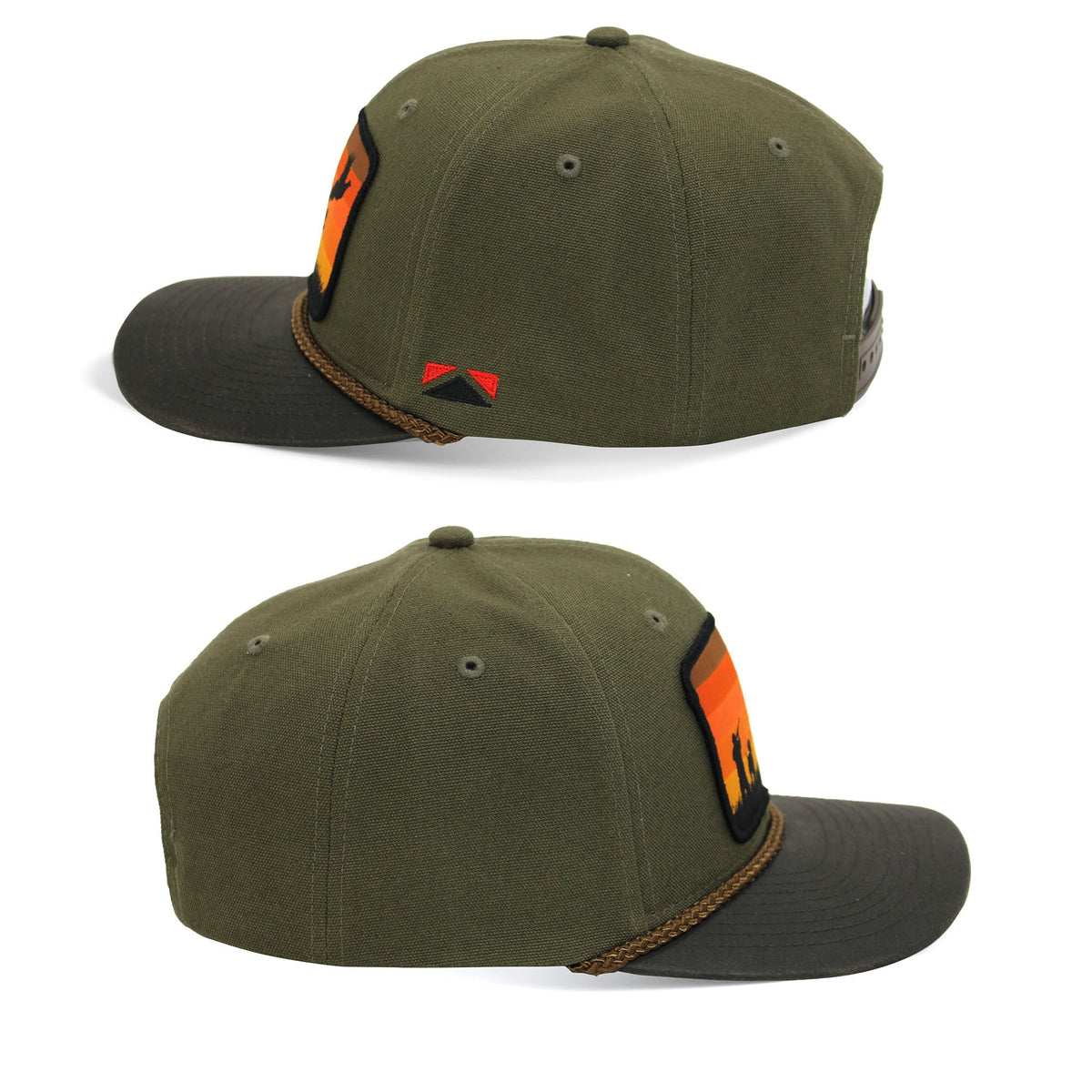 Canvas Upland Flush Patch Hat with Wax Cloth Visor - Hazy Fly Fishing