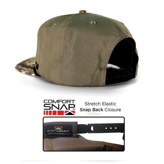 Chocolate Lab Duck Dog 5-Panel Camo Visor - Hazy Fly Fishing
