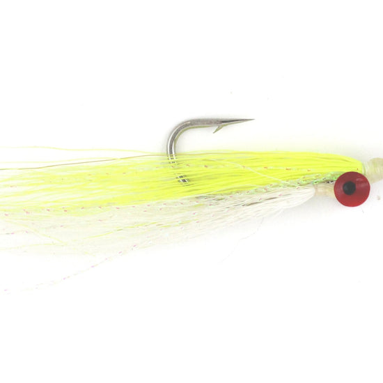 Clouser Minnow size 1/0 | Chartreuse | Qty 6 | Wild Water Fly Fishing - Hazy Fly Fishing