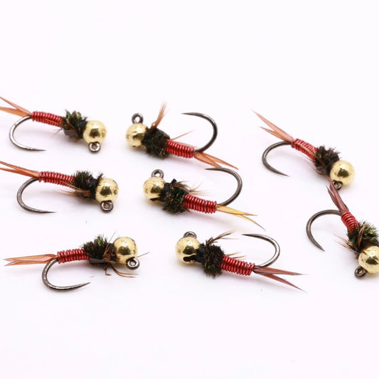 Copper John Red BH Tungsten - Hazy Fly Fishing