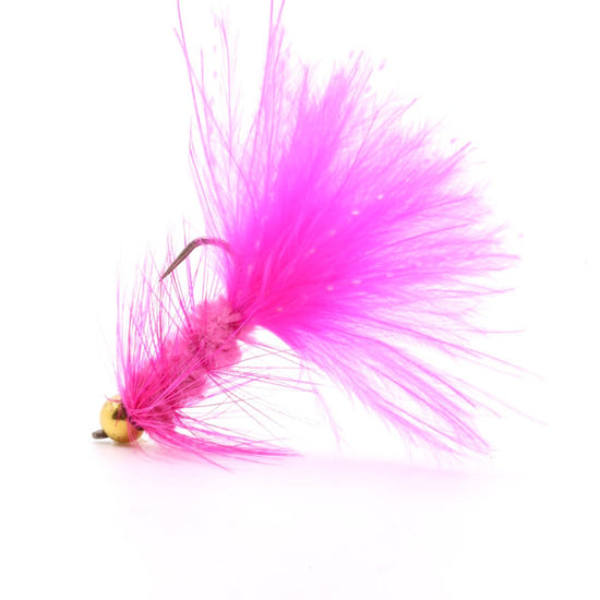 Crystal Bugger Pink - Hazy Fly Fishing