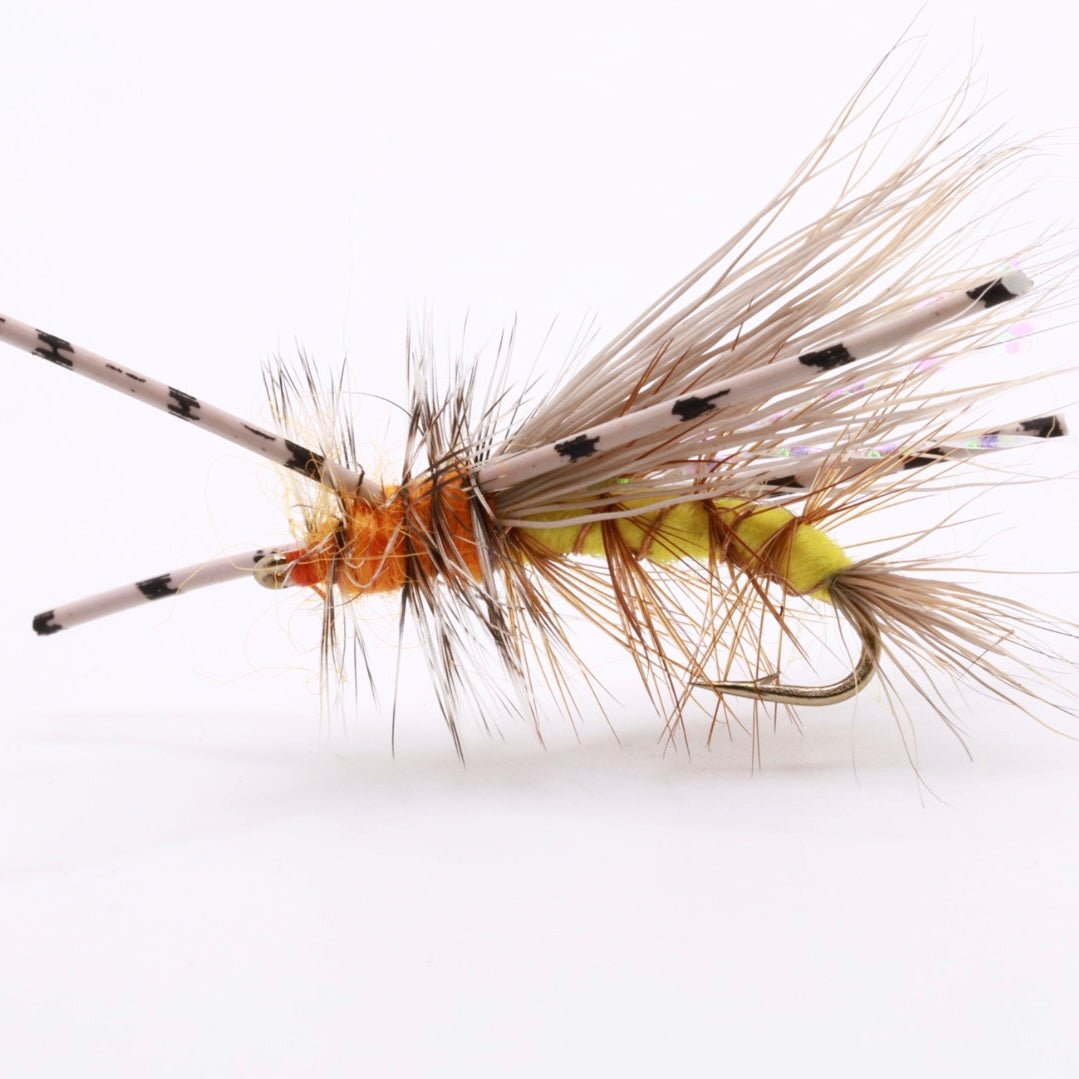 Crystal Yellow Stimulator W/ Legs - Hazy Fly Fishing