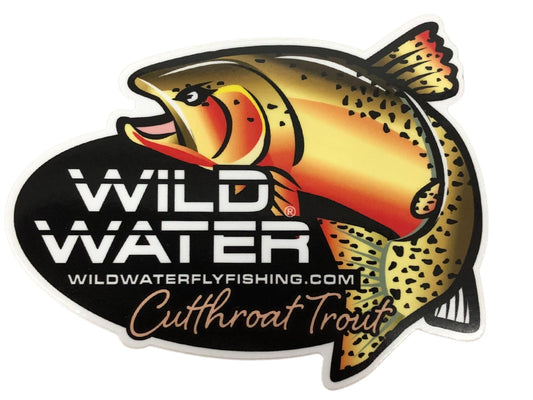 Cutthroat Trout Sticker | Wild Water Fly Fishing - Hazy Fly Fishing