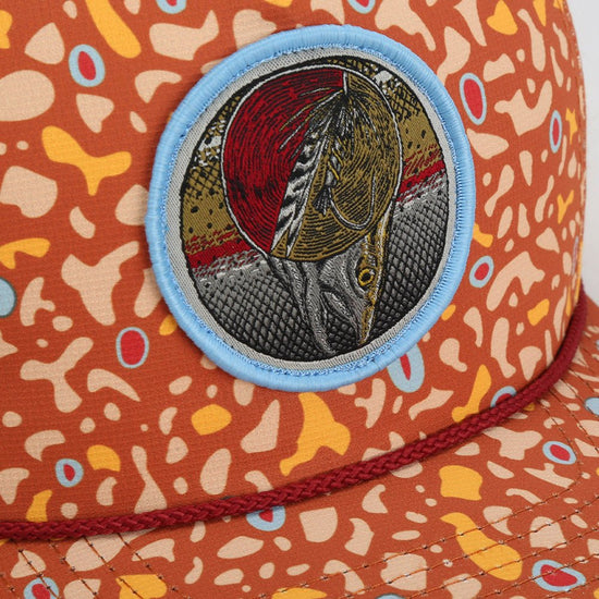 Dead Drift Fly Fishing Patch Trucker Hat Rope Cap - Hazy Fly Fishing