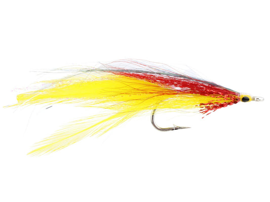 Deceiver, size 2/0 | Yellow and Red | Qty. 3 | Wild Water Fly Fishing - Hazy Fly Fishing