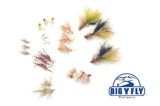 Deschutes Fall Fly Assortment - 24 Flies 22 - Hazy Fly Fishing