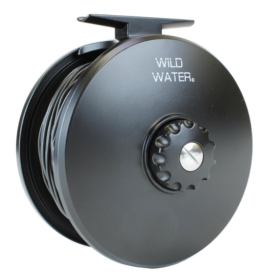 Die Cast 114mm Fly Reel, 12 Weight Line | Wild Water Fly Fishing - Hazy Fly Fishing