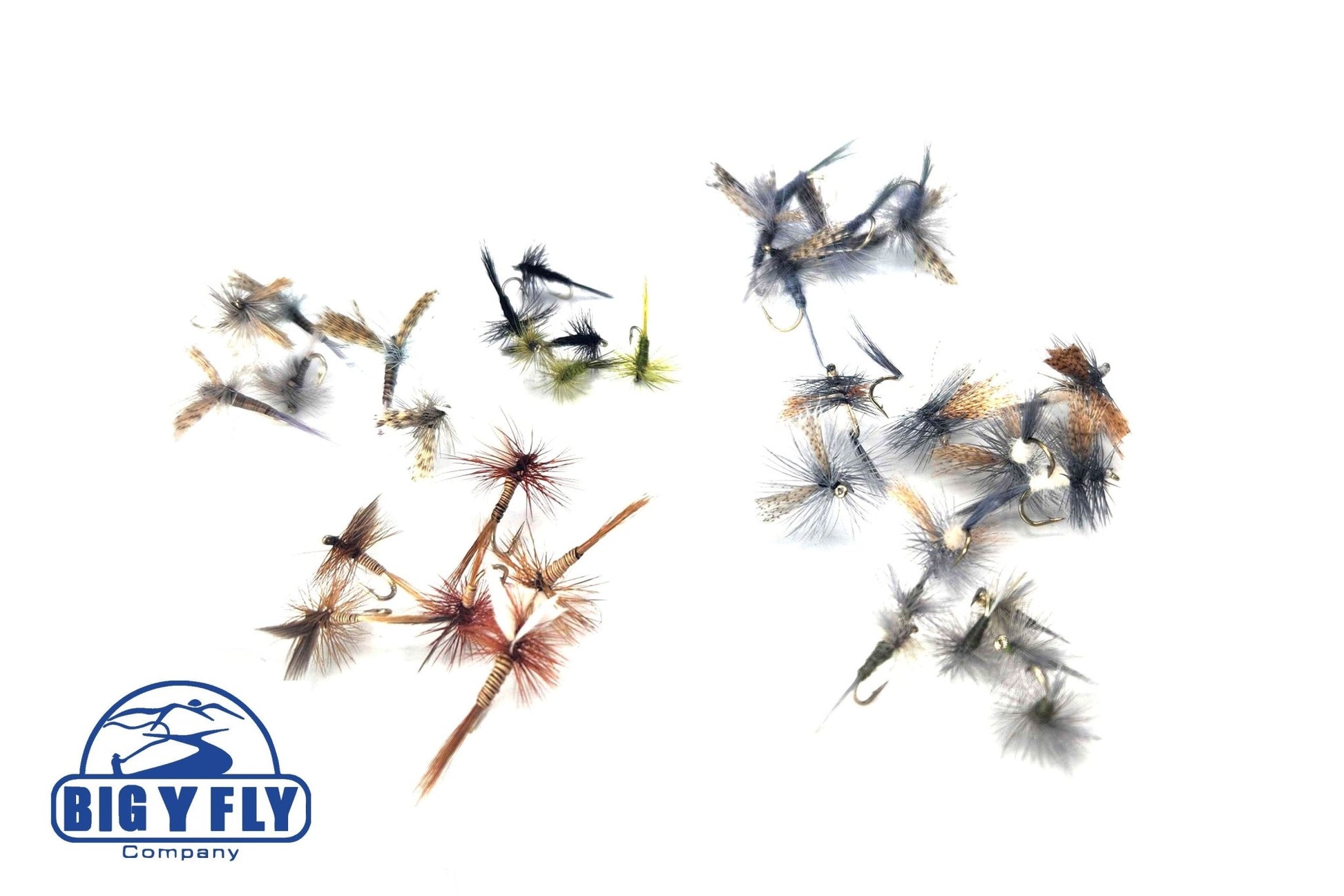 Early Season Dry Fly Assortment - 24 Flies 45 - Hazy Fly Fishing
