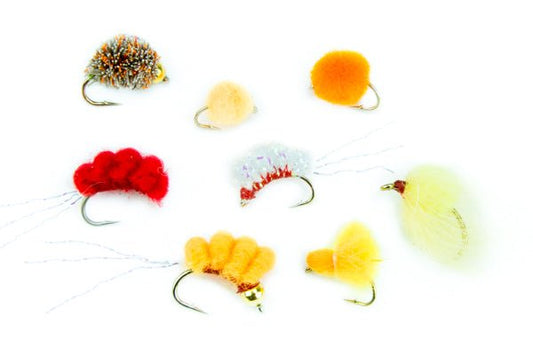 Egg Patterns Assortment - 24 Flies 26 - Hazy Fly Fishing
