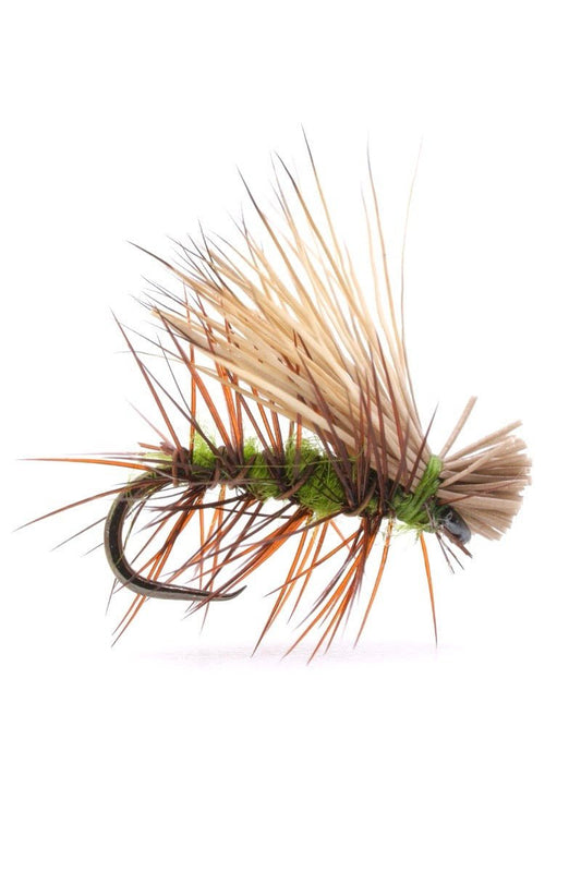 Elk Hair Caddis Olive - Hazy Fly Fishing