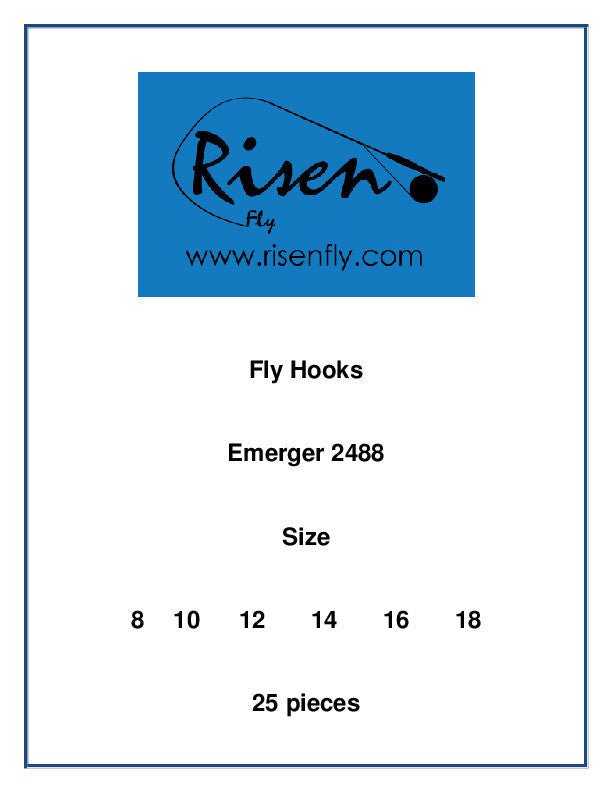 Emerger Hook 2488 - Hazy Fly Fishing