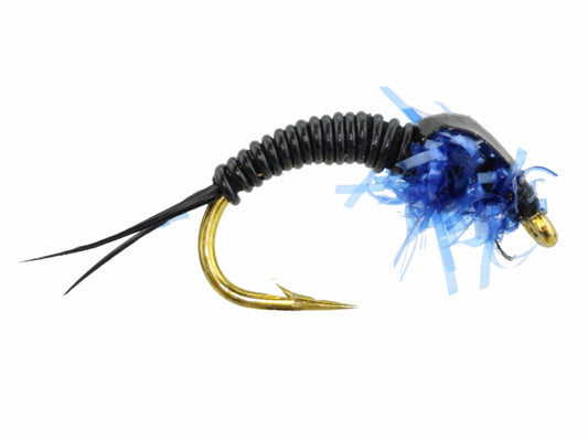 Estaz Stonefly, Size 6 | Metallic Royal Blue | Qty. 6 | Wild Water Fly Fishing - Hazy Fly Fishing