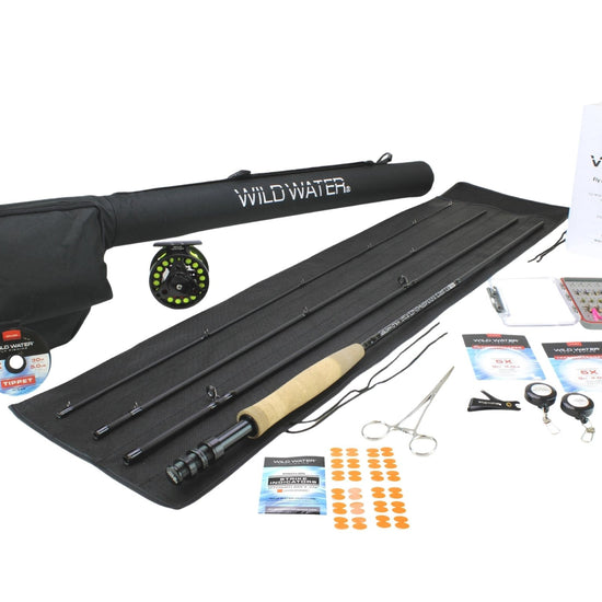 Euro Nymphing Fly Fishing Kit 10 ft, 3 wt, 4 - piece Rod | Wild Water Fly Fishing - Hazy Fly Fishing