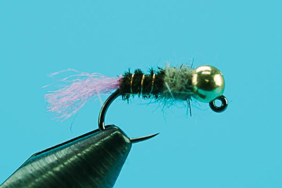 Euro Pink Tag - Tungsten (Barbless) - Hazy Fly Fishing