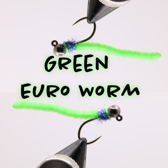 Euro Worm Green - Hazy Fly Fishing