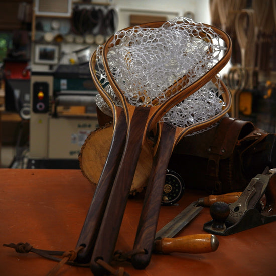 Fat Jake 16"x12" - Classic Fly Fishing Traditional Landing Net - Handcrafted & Made in USA - Hazy Fly Fishing