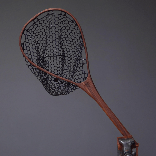 Fat Jake 16"x12" - Walnut Fly Fishing Traditional Landing Net - Handcrafted & Made in USA - Hazy Fly Fishing