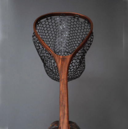 Fat Jake 16"x12" - Walnut Fly Fishing Traditional Landing Net - Handcrafted & Made in USA - Hazy Fly Fishing