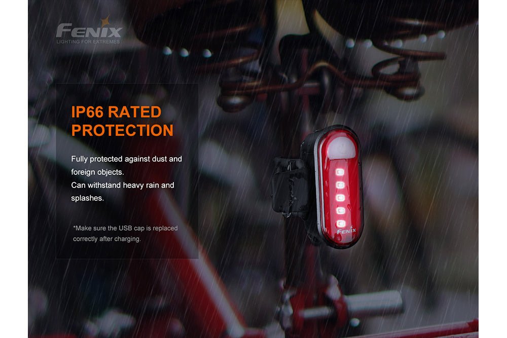 Fenix BC05R V2.0 Rechargeable Bicycle Tail Light - Hazy Fly Fishing