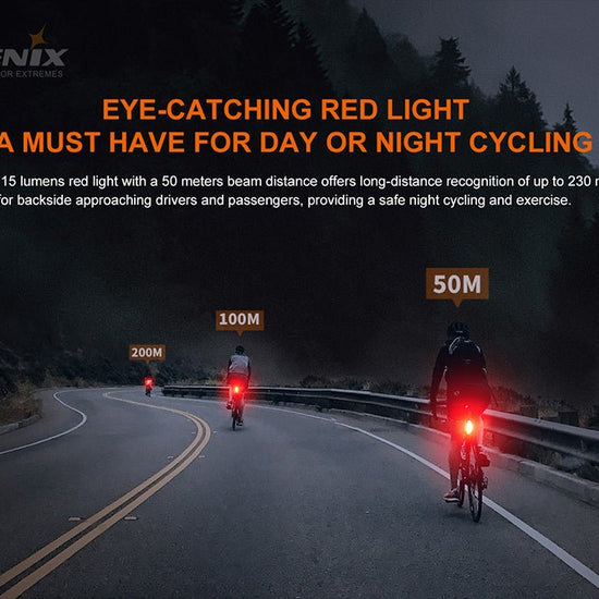 Fenix BC05R V2.0 Rechargeable Bicycle Tail Light - Hazy Fly Fishing