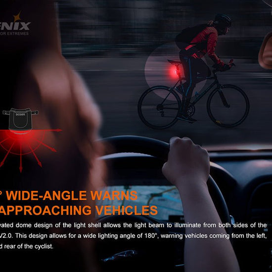 Fenix BC05R V2.0 Rechargeable Bicycle Tail Light - Hazy Fly Fishing