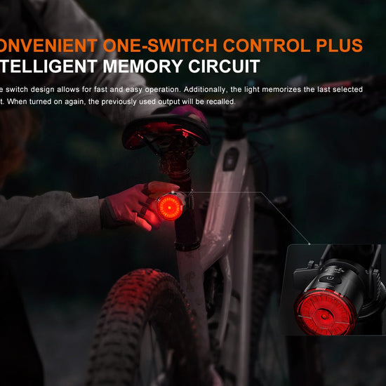 Fenix BC06R Smart - Brake Bicycle Taillight - Hazy Fly Fishing