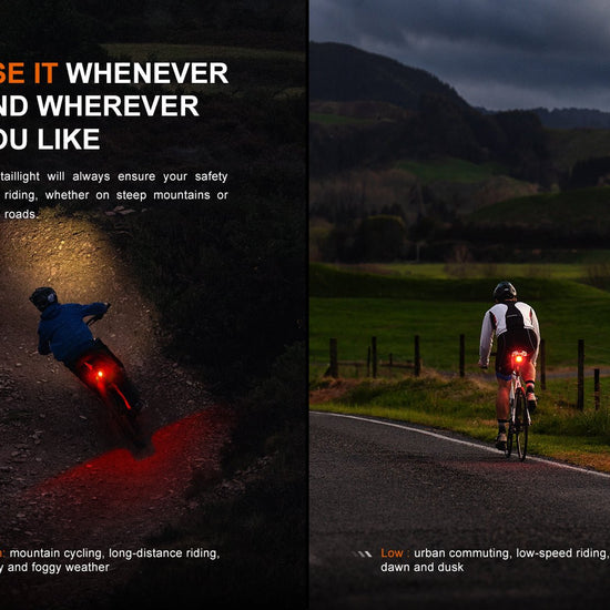 Fenix BC06R Smart - Brake Bicycle Taillight - Hazy Fly Fishing