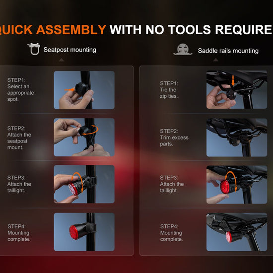 Fenix BC06R Smart - Brake Bicycle Taillight - Hazy Fly Fishing