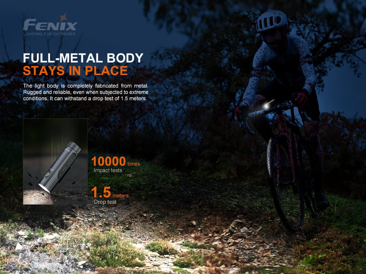 Fenix BC21R V3.0 LED Bike Light - Hazy Fly Fishing