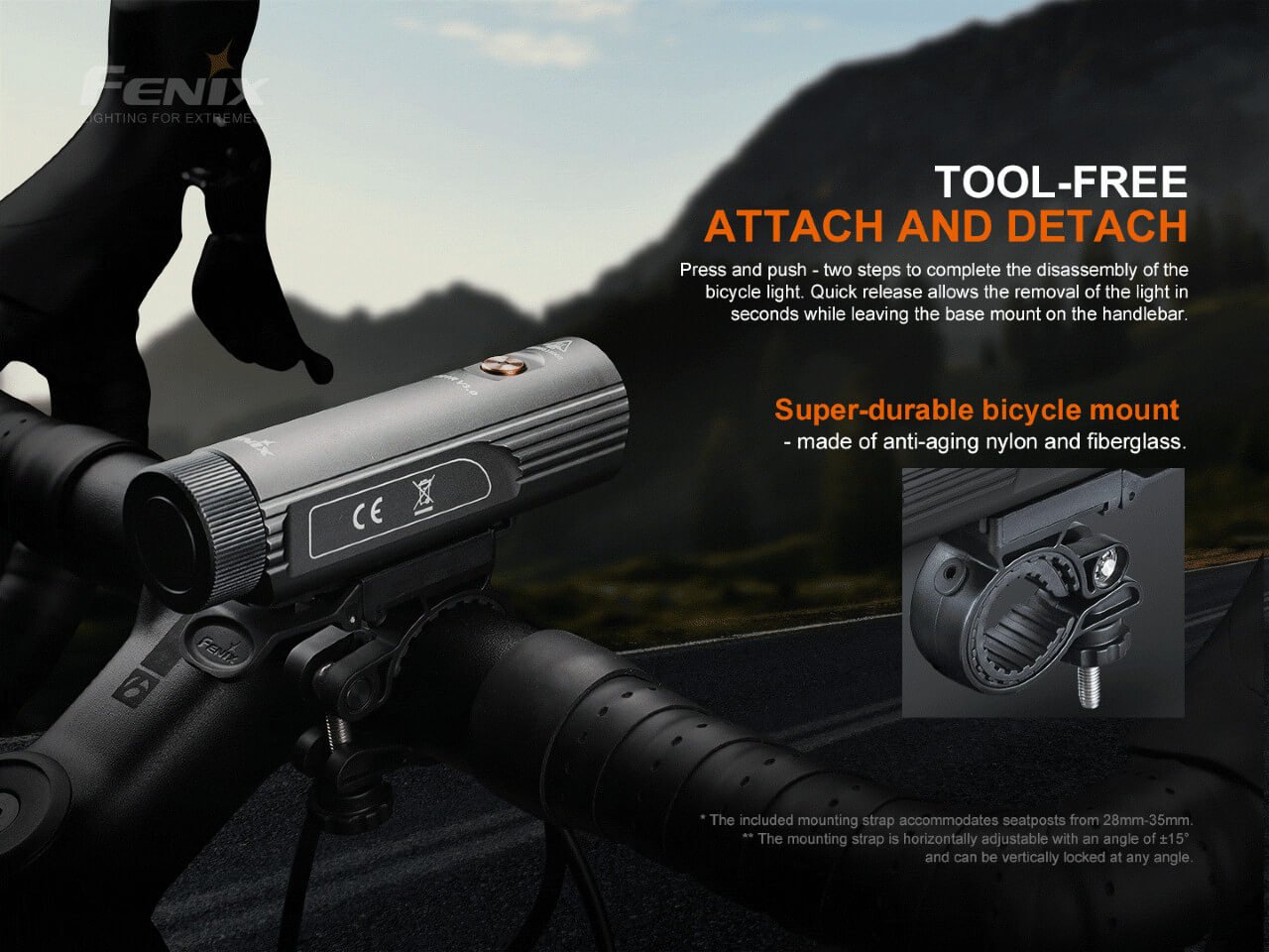 Fenix BC21R V3.0 LED Bike Light - Hazy Fly Fishing