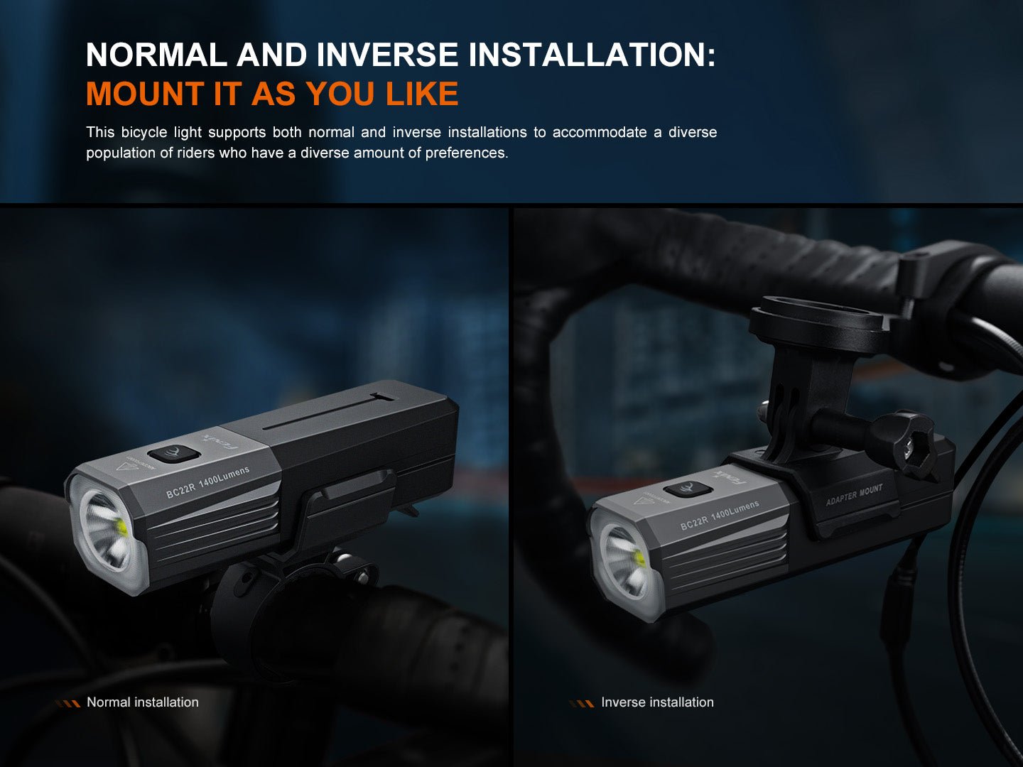 Fenix BC22R High - Performance Road Bike Light - Hazy Fly Fishing