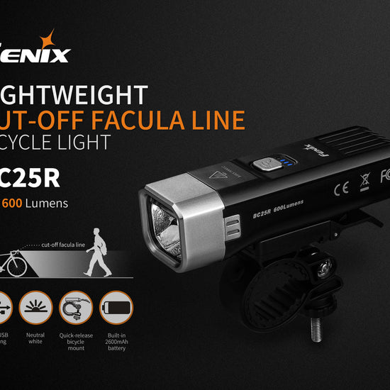 Fenix BC25R LED Bike Light - Hazy Fly Fishing