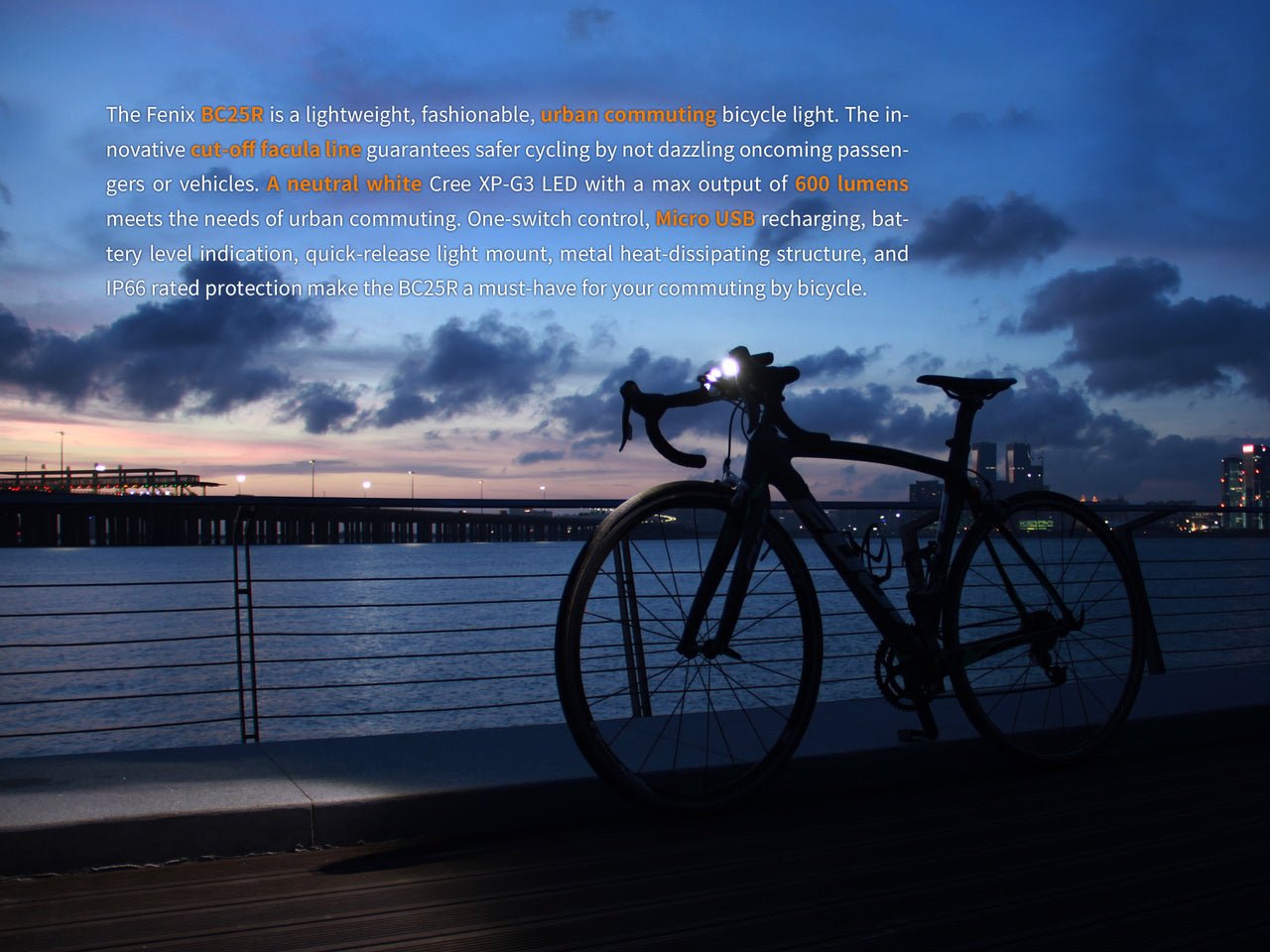 Fenix BC25R LED Bike Light - Hazy Fly Fishing