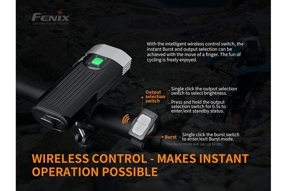 Fenix BC30 V2 LED Bike Light - Hazy Fly Fishing