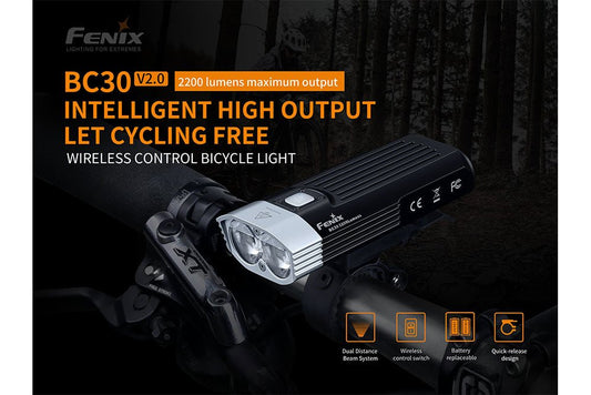 Fenix BC30 V2 LED Bike Light - Hazy Fly Fishing