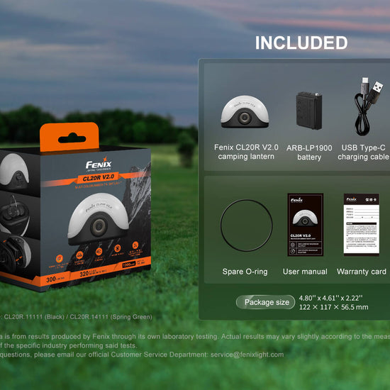 Fenix CL20R V2 Multicolor Camping Lantern - Hazy Fly Fishing